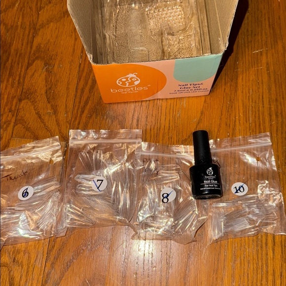 Other - Beetles Nail Tips and Glue Set